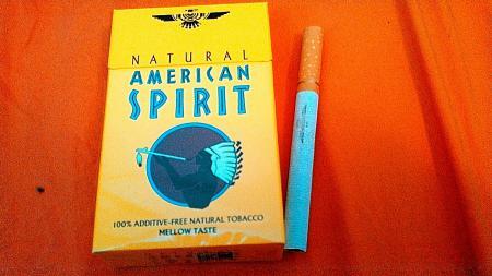 Natural american spirit keltainen